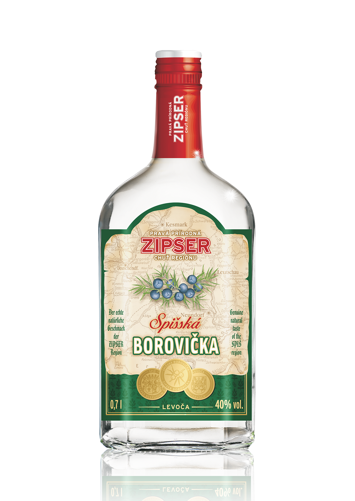 ZIPSER SPIŠSKÁ BOROVIČKA 40% 0,7 l
