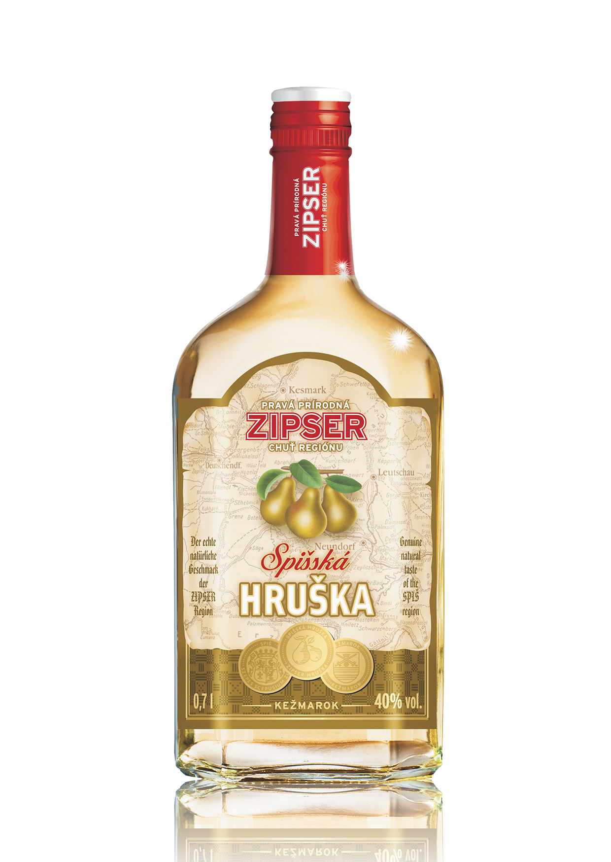 ZIPSER SPIŠSKÁ HRUŠKA 40% 0,7 l