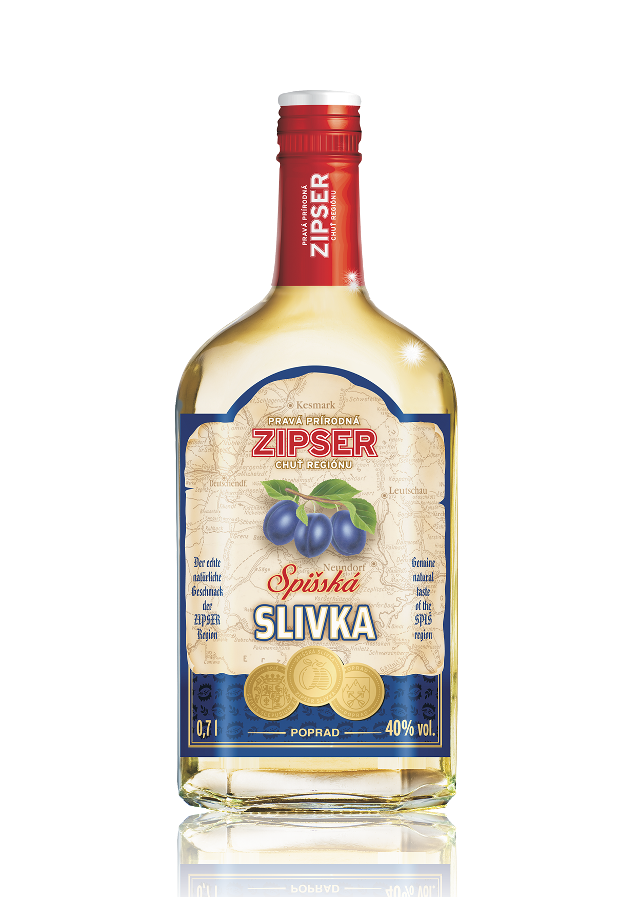 ZIPSER SPIŠSKÁ SLIVKA 40% 0,7 l