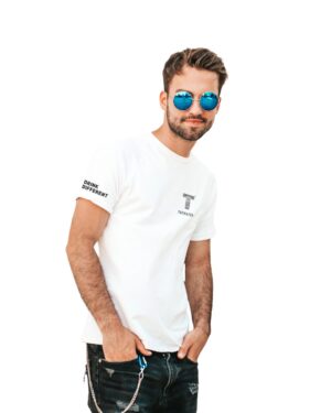 Tričko DRINK DIFFERENT biele (pánske)