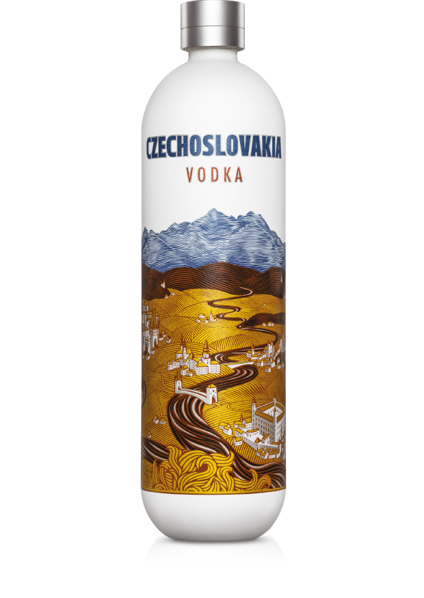 CZECHOSLOVAKIA VODKA 40 % 0,7 l