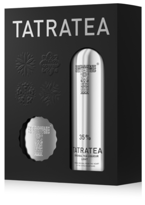 DARČEKOVÉ BALENIE TATRATEA 35 % ORIGINÁL LIGHT S PLOSKAČKOU