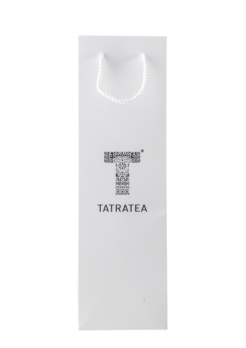 Darčeková taška DRINK DIFFERENT biela