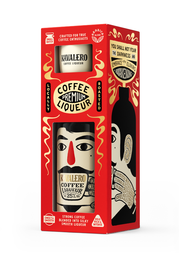 Darčekové balenie KAVALERO 25 % so šálkou