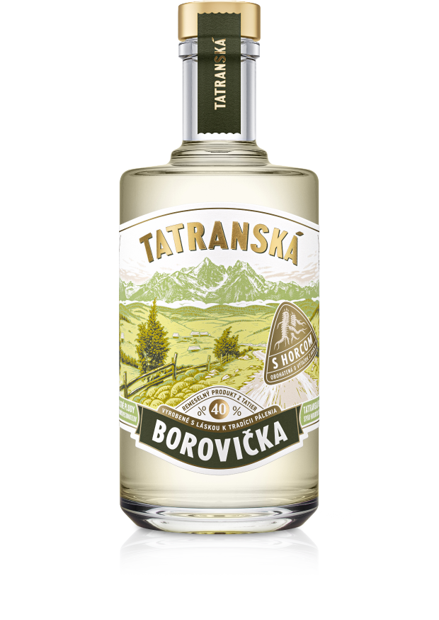 TATRANSKÁ BOROVIČKA S HORCOM 40 %, 700 ml
