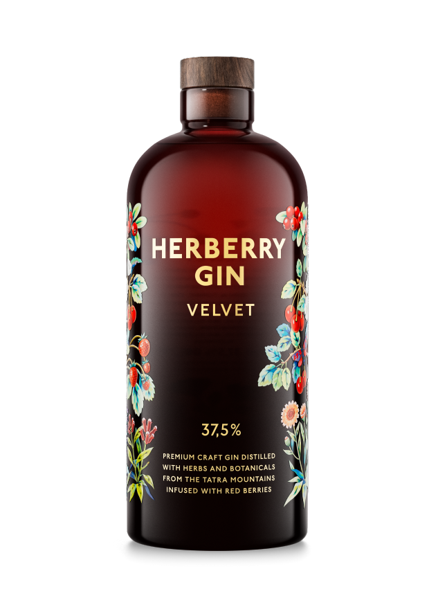 HERBERRY GIN VELVET 37,5 % 0,7l