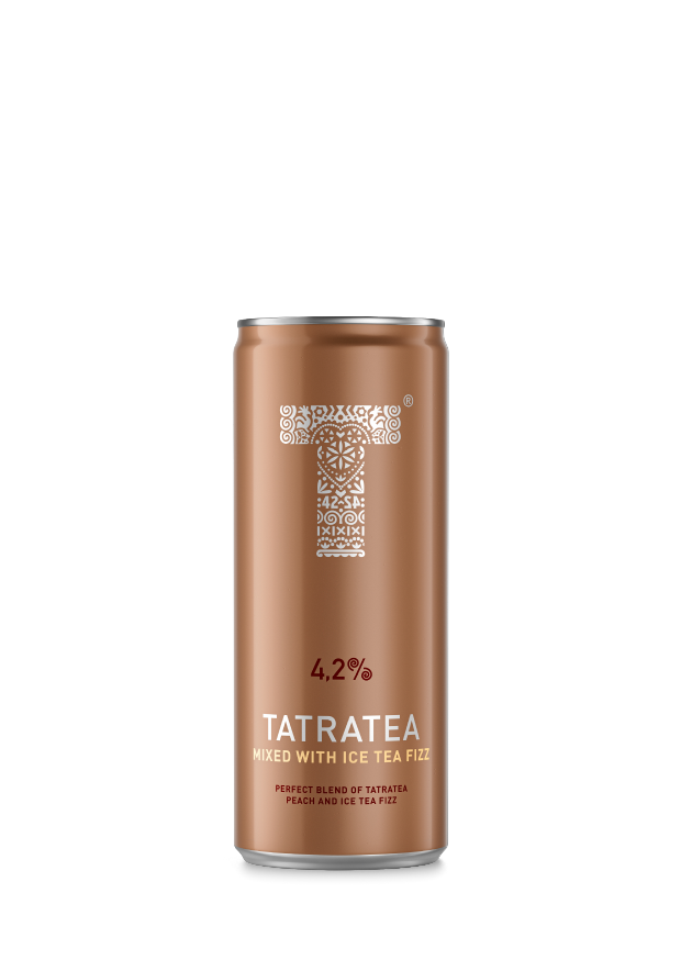 TATRATEA BROSKYŇA a perlivý ľadový čaj 4,2% 0,25l