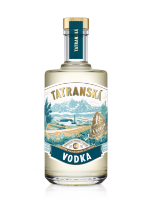 TATRANSKÁ VODKA S HORCOM 40 %, 500 ml