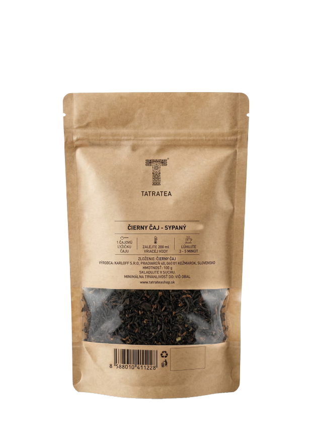 TATRATEA ČIERNY ČAJ - sypaný, 100 g