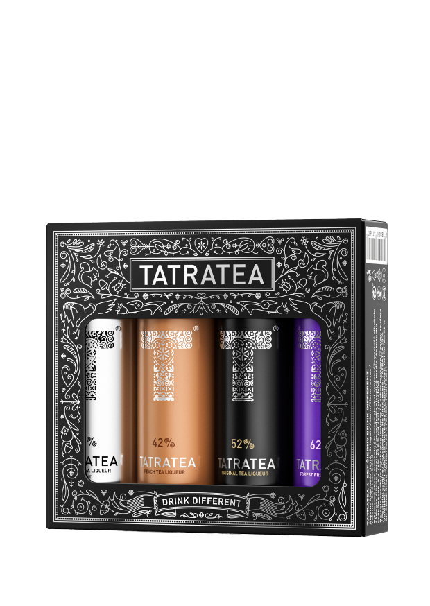 TATRATEA 4-SET DRINK DIFFERENT ČIERNY